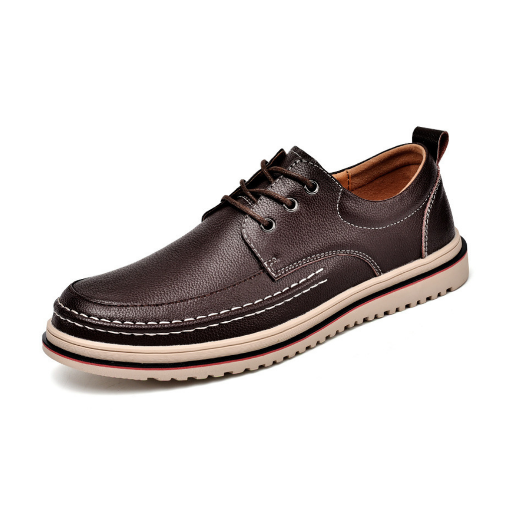 Scarpe Uomo Urban Trek in Pelle con Lacci – Morvora