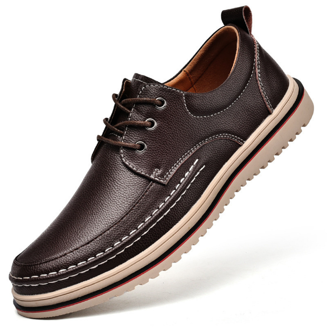 Scarpe Uomo Urban Trek in Pelle con Lacci – Morvora