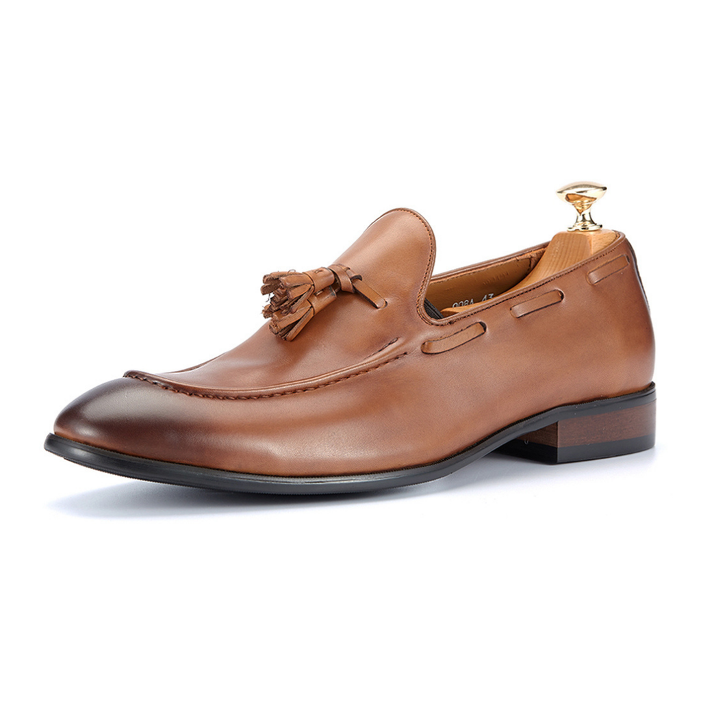 Mocassini Uomo in Pelle con Nappine Eleganti – Morvora