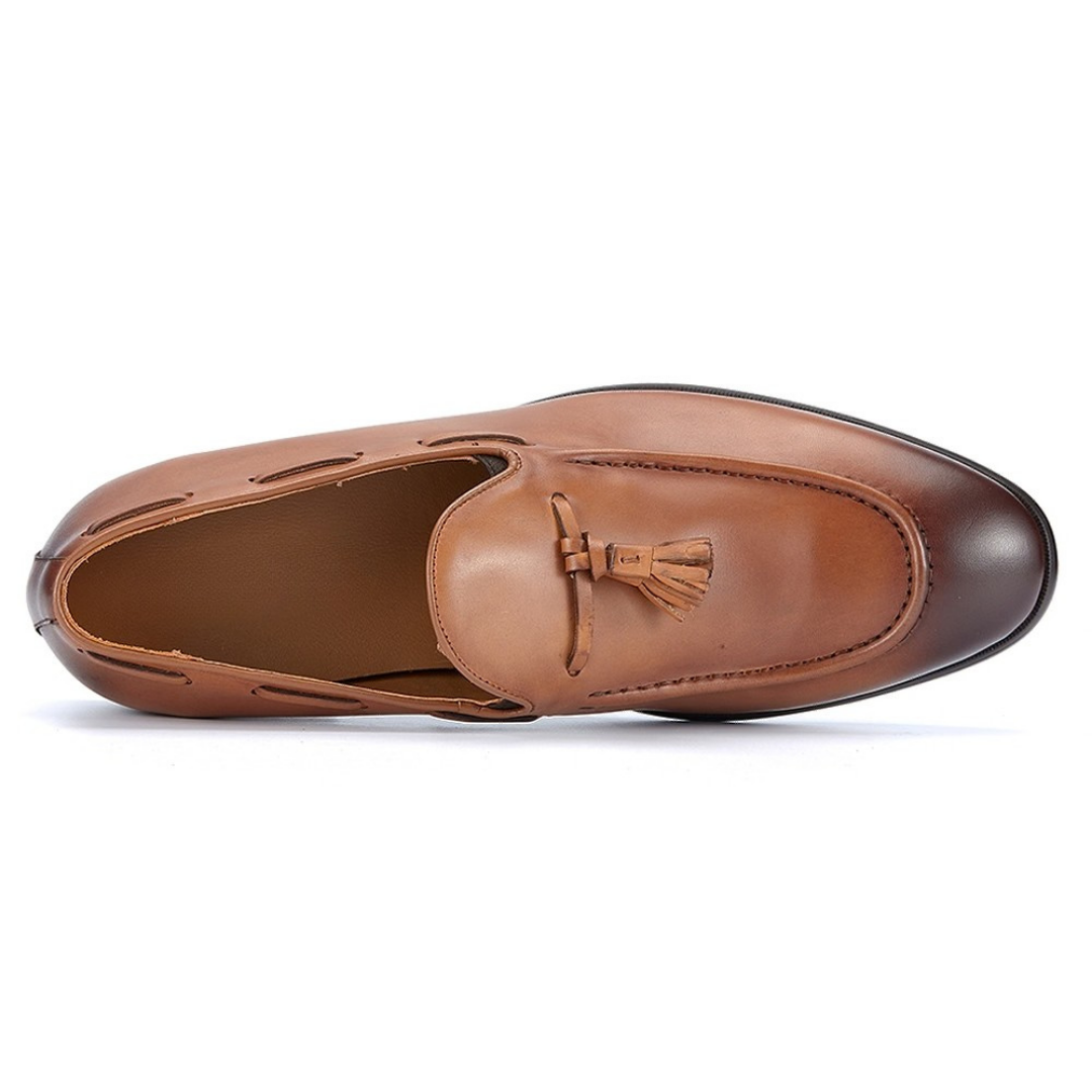 Mocassini Uomo in Pelle con Nappine Eleganti – Morvora